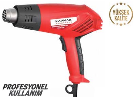 KAPMAX SICAK HAVA TABANCASI 2000 W 1 KOLİ:10 ADET